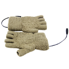 Gants Fingerless passionnés rechargeables d'hiver chauffant pour des femmes