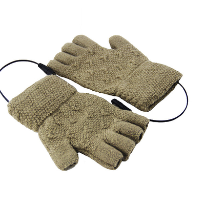 Conception à demi-doigt pour la dextérité et la chaleur dans les gants électriques chauffés