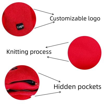 Personnalisez le foulard chauffant USB à infrarouge éloigné avec élément chauffant au graphène et tissu de laine lavable pour une chaleur et un confort durables