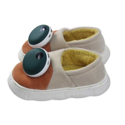 Chauffe-pieds électrique Chaussures en coton chauffant les pieds en hiver pour les femmes avec la technologie du graphène