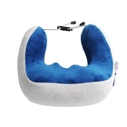 Premium en forme de U Portable Trip Collier oreiller Multifonction réglable en mousse de mémoire Massage chaleur