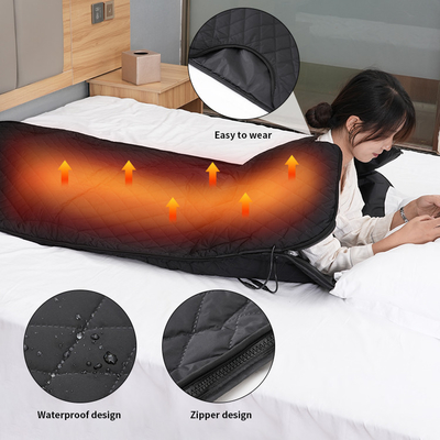 Technologie de graphène avancée Sacs de couverture chauffé électrique lavable à l' infrarouge Détox beauté minceur Sweat Steamer
