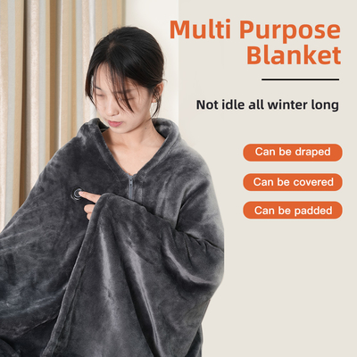 Couverture électrique multifonctionnelle Couverture de contrôle de température portable pour l'hiver