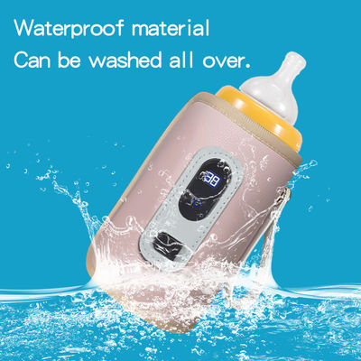 Chauffe-bouteille portable de 5V Charge USB Parfait pour chauffer le lait de bébé pendant le voyage Compact Léger et facile à transporter