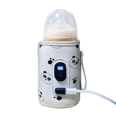 Chauffe-bouteille portable de 5V Charge USB Parfait pour chauffer le lait de bébé pendant le voyage Compact Léger et facile à transporter