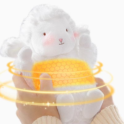 Ne soyez jamais sans chaleur ni énergie avec notre charmante petite brebis plushie Hand Warmer Power Bank