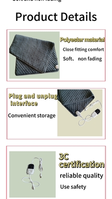 Couverture chauffée électrique pliableCouverture thérapeutique pour soulager les douleurs musculaires et les zones tendues