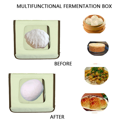 Boîte de protection contre la pâte de pizza, contrôle de température et réglage du chronomètre pour la fermentation et la cuisson des outils de pâtisserie