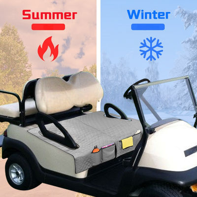 Le coussin de siège chauffé de chariot de golf en PU avancé est la solution ultime pour la source d'alimentation en courant continu / courant alternatif