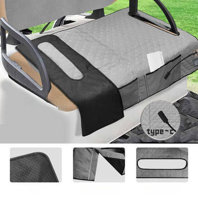 Couverture de siège chauffant 24/48V pour chariot de golf - Solution de siège chauffant premium pour golf