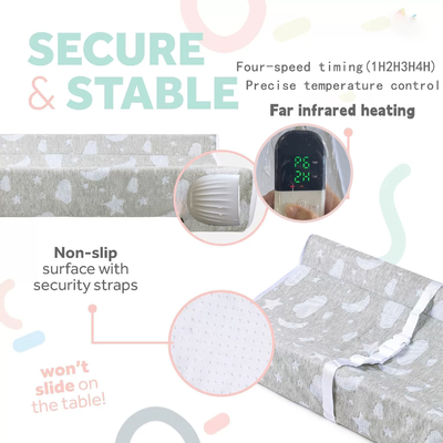 Une couche de couche pour bébé personnalisée avec chauffage infrarouge