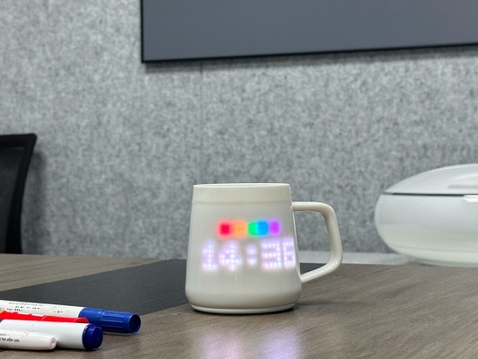Cadeaux personnalisés pour la fête des mères tasse en céramique améliorée à l'aide d'un écran à pixels cadeau de design moderne