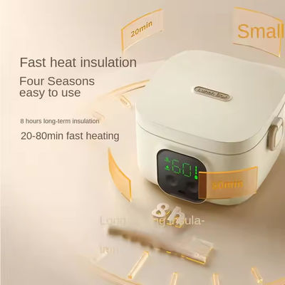 Boîte de déjeuner électrique pour bébé Cuve à température constante Fonction de chauffage sans fil pour le dîner alimentaire supplémentaire