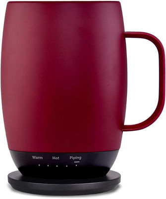 Design d'usine de boissons à chauffage automatique à température contrôlée directement à boire tasse de café Voyage sans fil