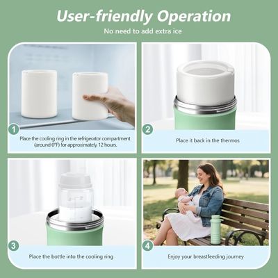 Instructions de nettoyage pour refroidisseur de lait maternel personnalisé pour le lavage des mains pour les voyages et le bureau