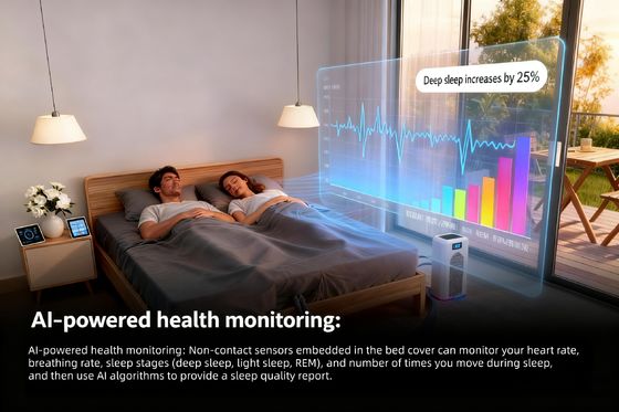 Housse de matelas rafraîchissante à température constante intelligente en gros, refroidie à l'eau - Technologie de refroidissement active avancée