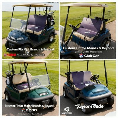 Couverture de siège chauffant 24/48V pour chariot de golf - Solution de siège chauffant premium pour golf