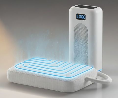 Couverture de matelas électrique multifonctionnel réglable de température refroidissement et chauffage Pad refroidi à l'eau avec fonction thérapeutique F Paramètres 45-65 degrés pour un confort personnalisé dans le chauffage et le refroidissement Pad de matelas