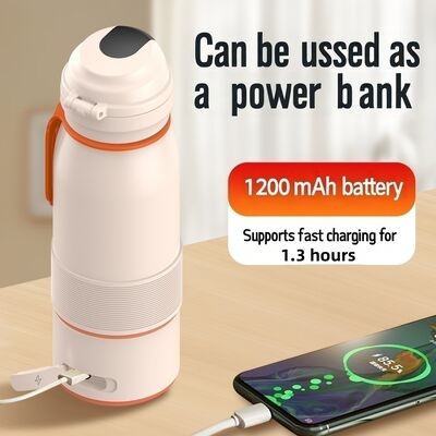 Chauffage à bouteille pour bébé sans fil doté d'une grande capacité et d'un taux de conversion thermique élevé pour un chauffage rapide, adapté aux voyages