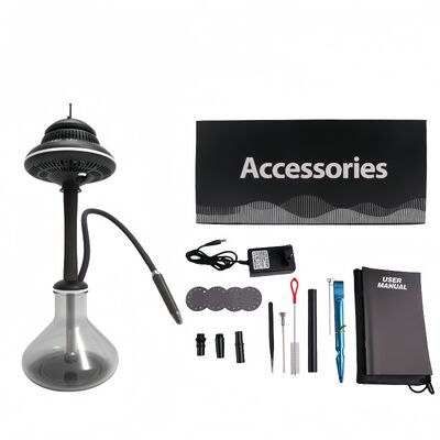 Chicha portable sans fil personnalisée avec batterie longue durée et effets d'éclairage RVB vibrants, idéale pour les voyages et l'extérieur