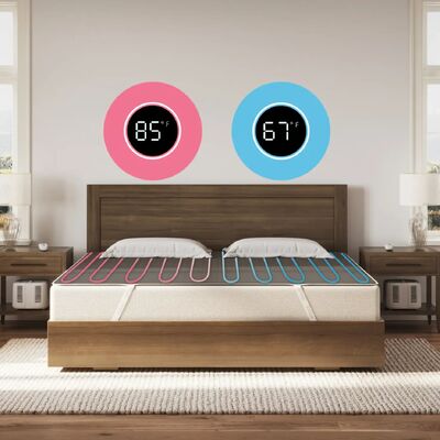Refroidissement à haute densité Matelas refroidi à l'eau Tailles personnalisées Design pliable portable de soutien Massage Confort Lavable