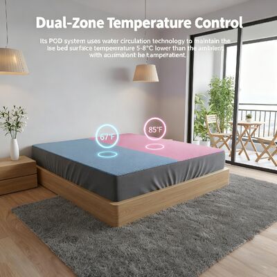 Refroidissement à haute densité Matelas refroidi à l'eau Tailles personnalisées Design pliable portable de soutien Massage Confort Lavable