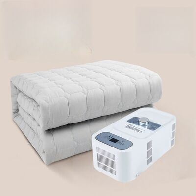Mat de lit intelligent de luxe 600TC en coton de bambou à double zone de contrôle de la température avec système de refroidissement silencieux et de chauffage doux