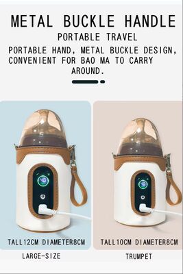 Sheerfond USB chauffe-lait portable 5V2A chauffe-bouteille bébé à basse pression avec poly/coton/EVA pour nourrissons
