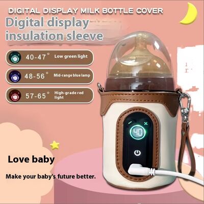 Sheerfond Meilleur bouteille chauffante pour bébé avec affichage numérique Matériau cachemire XF-016 Modèle 1 an de garantie