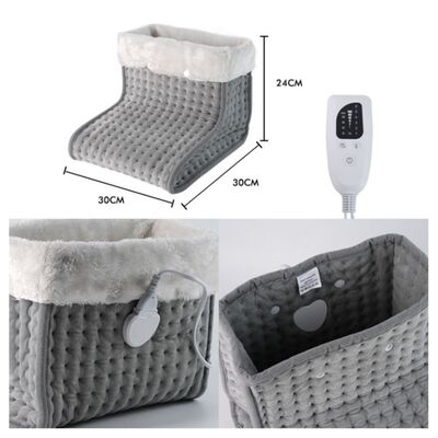 SHEERFOND Portable hiver alimenté par batterie 220V écologique Polyester réglable Thermostat Ventilation chaleur des pieds pour