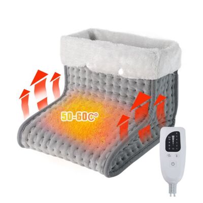 SHEERFOND Portable hiver alimenté par batterie 220V écologique Polyester réglable Thermostat Ventilation chaleur des pieds pour