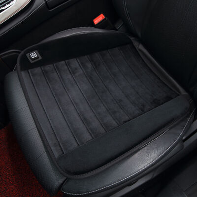 Fabrique en gros Coussin chauffant de voiture écologique 5V Portable alimenté par batterie Coussin chauffant de siège Carré de velours cristallin