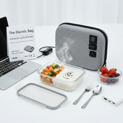 Sac chauffant portable pour aliments avec doublure intérieure de qualité alimentaire et tissu Oxford résistant pour chauffer les boîtes à bento et les biberons