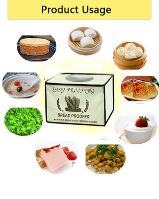 sac chauffant alimentaire compact pliable, parfait pour les cuisines domestiques, les petites boulangeries et les applications de pâtisserie mobiles