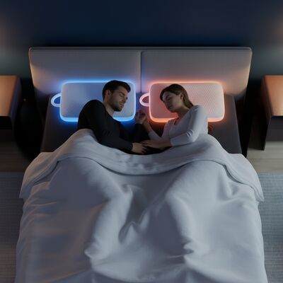 Oreiller chauffant électrique idéal pour les siestes au bureau et le sommeil, offrant un réglage de température confortable et une expérience douillette
