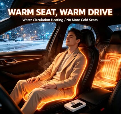 Car water-cooled hot seat cushion slim lightweight ergonomic design that maintains driver posture without interference