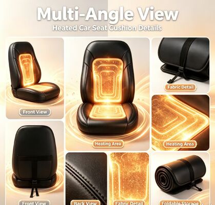Car water-cooled hot seat cushion suitable for daily commuting long-distance driving and road trips providing temperature management