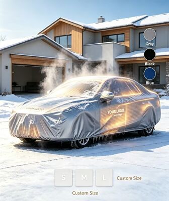 Capot de chauffage de voiture flexible offrant chauffage et protection contre la neige et les températures glaciales pour différents types de véhicules