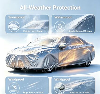 Capote de chauffage de voiture flexible avec options personnalisables et services OEM offrant un chauffage constant et une protection du moteur en hiver