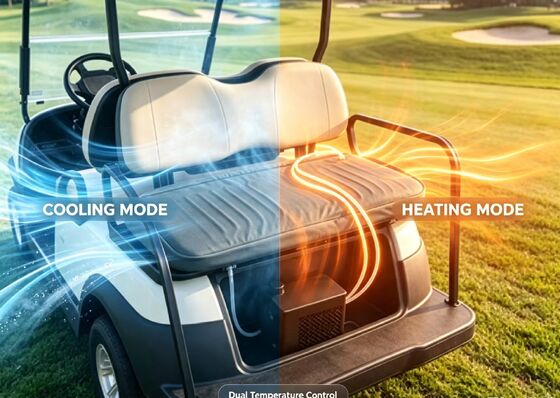 Plateau de chauffage pour golf résistant à l'eau avec céramique PTC intégrée pour un chauffage et un refroidissement sûrs et confortables sur les chariots de golf