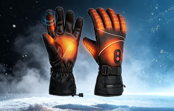Des gants électriques à écran tactile chauffés au graphène, chauffants pour les mains, durables et réglables en température, étanches au vent et à la neige