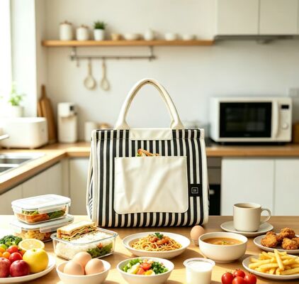 Le chauffe-plat portable ultime pour les road trips, le camping et le bureau — Sac à lunch chauffant alimenté par USB avec technologie de chauffage rapide