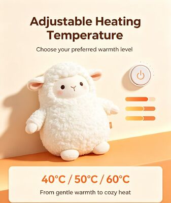 Chauffe-mouton portable multi-scène, compatible avec batterie externe USB pour une utilisation nomade, chauffe-mains à toucher doux, réglages de chauffage à 3 vitesses, certifié CE FCC RoHS