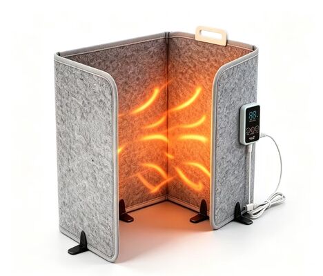 Taille personnalisée Plaque de chauffage électrique étanche au vent 220V 165W, tapis de chauffage à pied étanche à l'eau réglable à 3 vitesses pour le chauffage intérieur