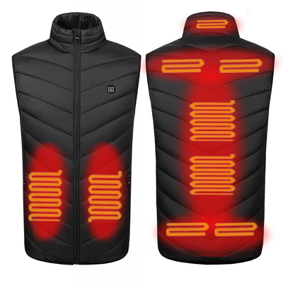 Matériel de film de graphène lavable imperméable de veste de gilet chauffant électrique d'USB 5V