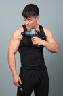 Arme à feu de masseur de corps de 6 vitesses, ODM matériel portatif d'ABS de masseur électrique de muscle