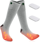 45 degrés chauffe-pieds électriques chaussettes film de graphène matériel 3 niveaux de contrôle