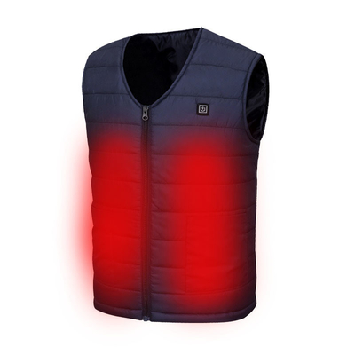 gilet chauffant électrique alimenté par USB avec panneau de chauffage au graphène pour manteau d'hiver pour hommes
