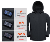 Chauffage rapide de veste chauffante électrique de gilet de graphène avec l'OEM détachable de capot