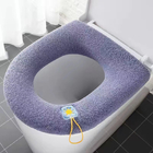 Couverture de chauffe-siège de toilette amovible Fermeture à glissière lavable Type ODM